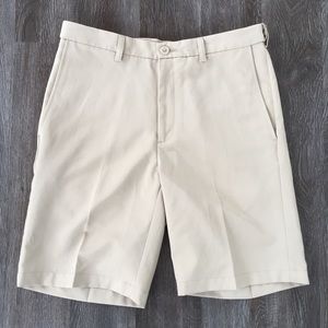Haggar Men’s Khaki Golf Shorts